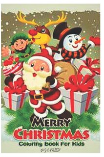 Front cover_merry christmas coloring book for kids