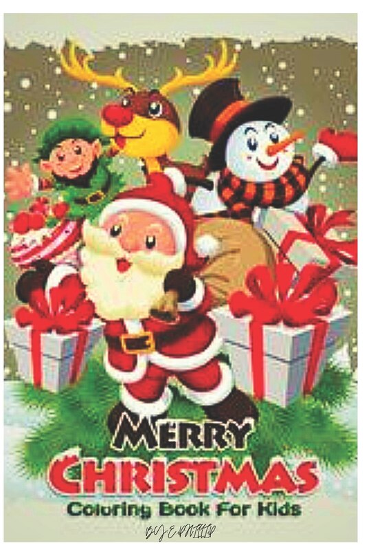 Front cover_merry christmas coloring book for kids