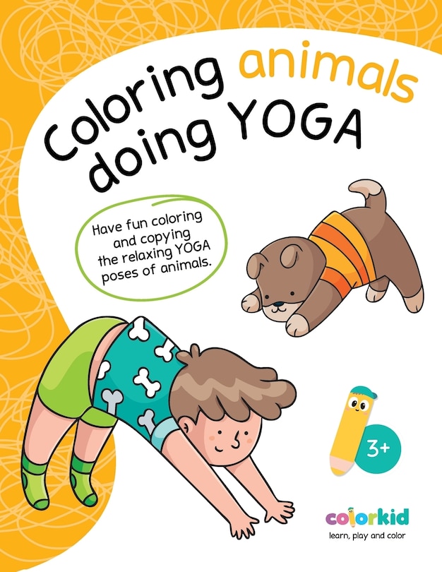 Couverture_Coloring animals doing Yoga