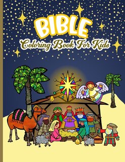Bible Coloring Book For Kids: With Simplified Bible Verses About Jesus & Fun 25 Countdown To Christmas Coloring Pages For Kids With 25 Numbered Pages...(Christmas Advent Coloring Books)