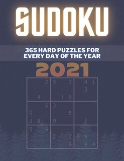 Couverture_Sudoku 2021 365 Hard Puzzles For Every Day Of The Year
