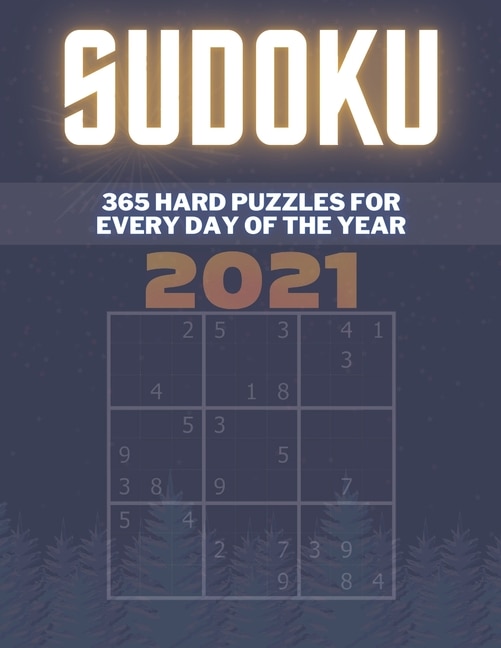 Couverture_Sudoku 2021 365 Hard Puzzles For Every Day Of The Year