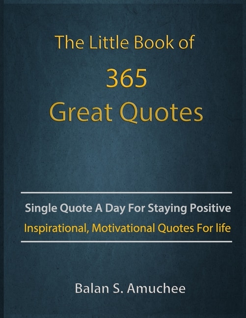 Front cover_The Little Book of 365 Great Quotes