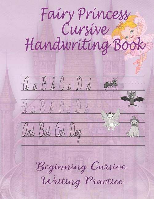 Front cover_Fairy Princess Cursive Handwriting Book