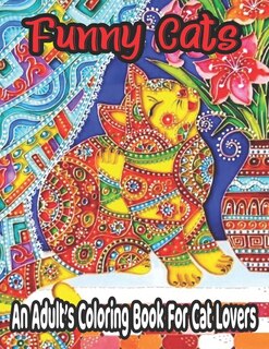 Couverture_Funny Cat's An Adult's Coloring Book For Cat Lovers