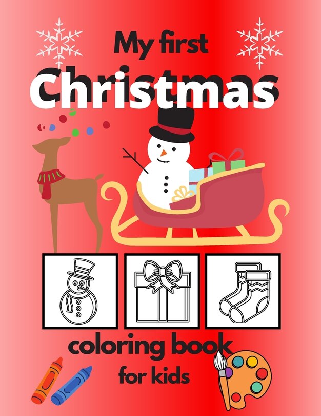 Couverture_My first Christmas coloring book for kids
