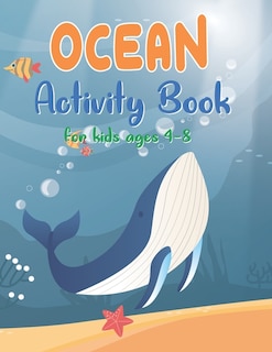 Couverture_OCEAN Activity Book for kids ages 4-8