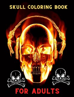Front cover_Skull coloring book for adults