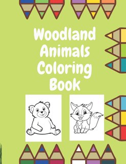 Couverture_Woodland Animals Coloring Book