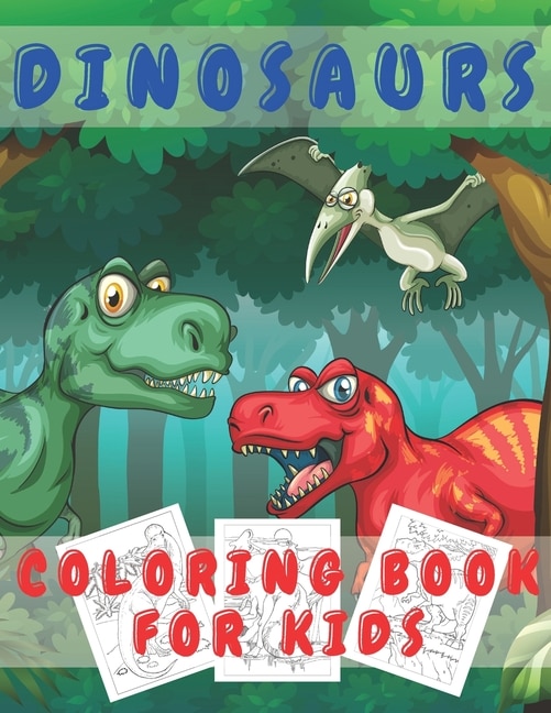 Front cover_Dinosaurs Coloring Book for Kids