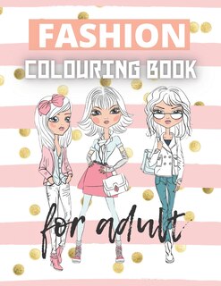Couverture_Fashion Colouring Book For Adult