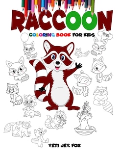 Couverture_Raccoon coloring book for kids