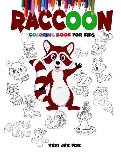 Couverture_Raccoon coloring book for kids