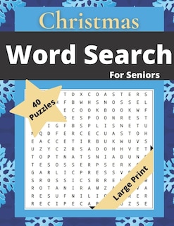 Front cover_Christmas Word Search For Seniors