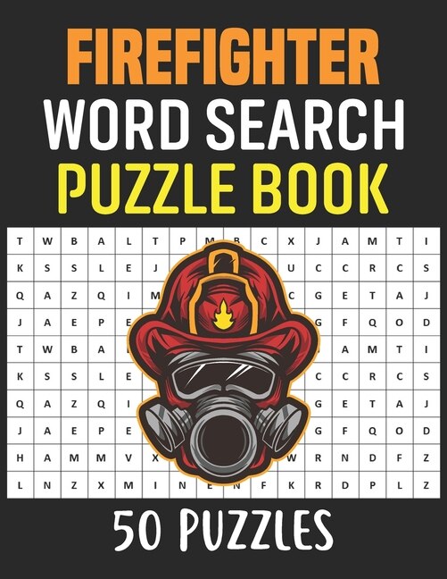 Front cover_Firefighter Word Search Puzzle Book