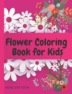 Front cover_Flower Coloring Book for Kids