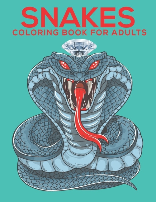 Front cover_Snakes Coloring Book for Adults