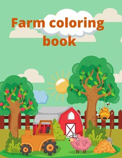 Front cover_Farm Coloring Book