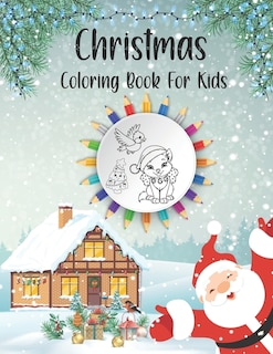 Front cover_Christmas Coloring Book For Kids