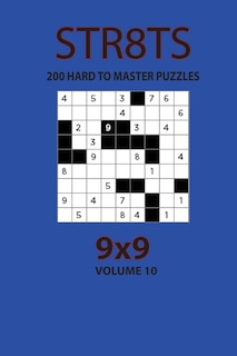 Couverture_Str8ts - 200 Hard to Master Puzzles 9x9 (Volume 10)