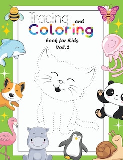 Front cover_Tracing and Coloring Book for Kids