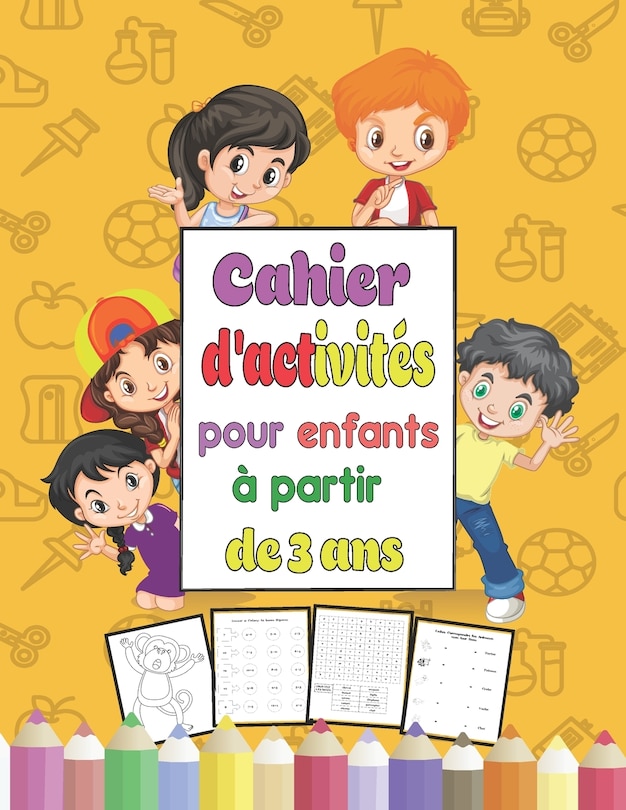 Couverture_Cahier d'activités pour enfants à partir de 3 ans