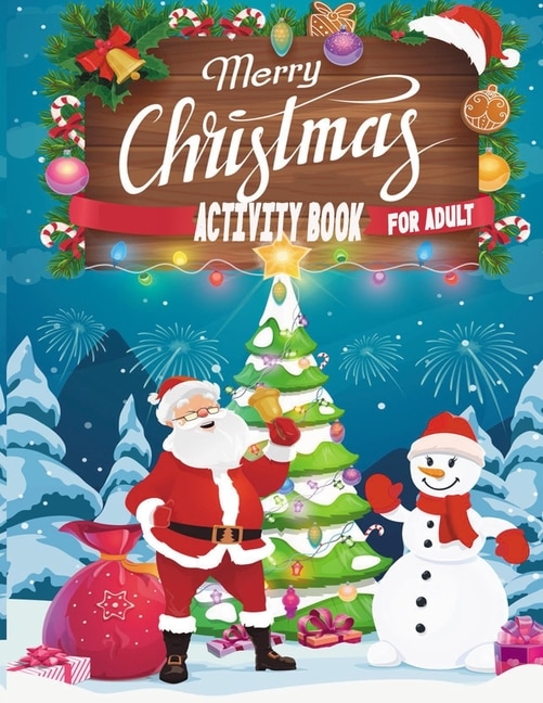 Front cover_Merry Christmas Activity Book For Adult