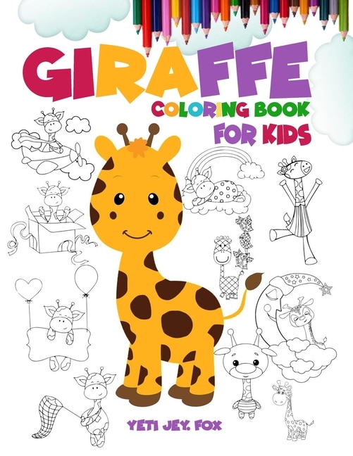 Couverture_Giraffe coloring book for kids