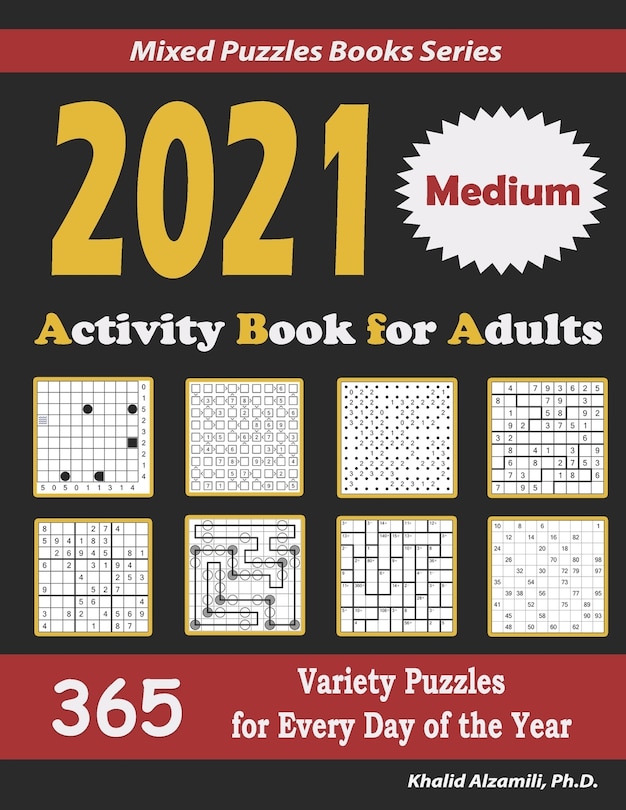 Couverture_2021 Activity Book for Adults