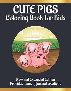 Front cover_Cute pigs coloring book for kids