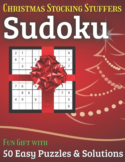 Couverture_Christmas Stocking Stuffers Sudoku Fun Gift with 50 Easy Puzzles & Solutions
