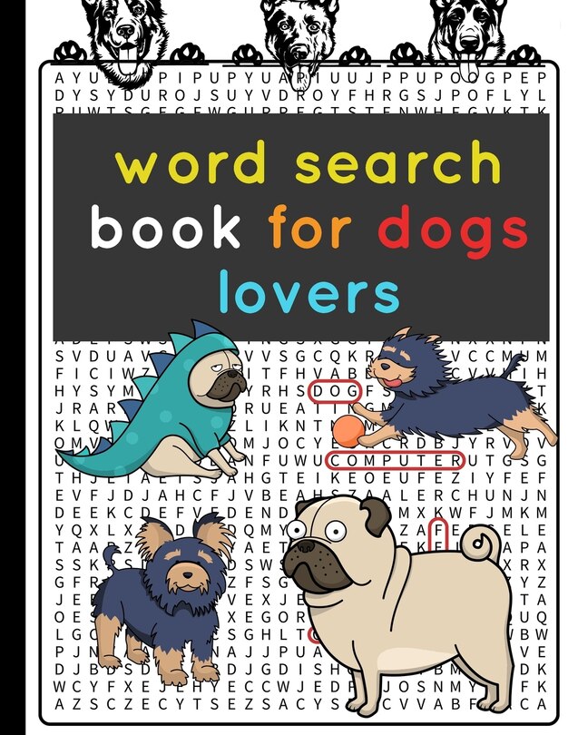 Couverture_word search book for dogs lovers