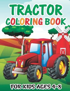Couverture_Tractor Coloring Book for Kids Ages 4-8