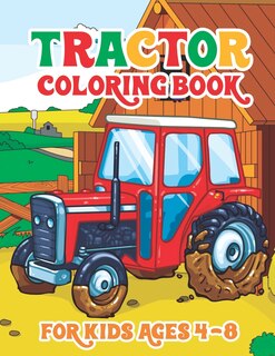 Couverture_Tractor Coloring Book for Kids Ages 4-8