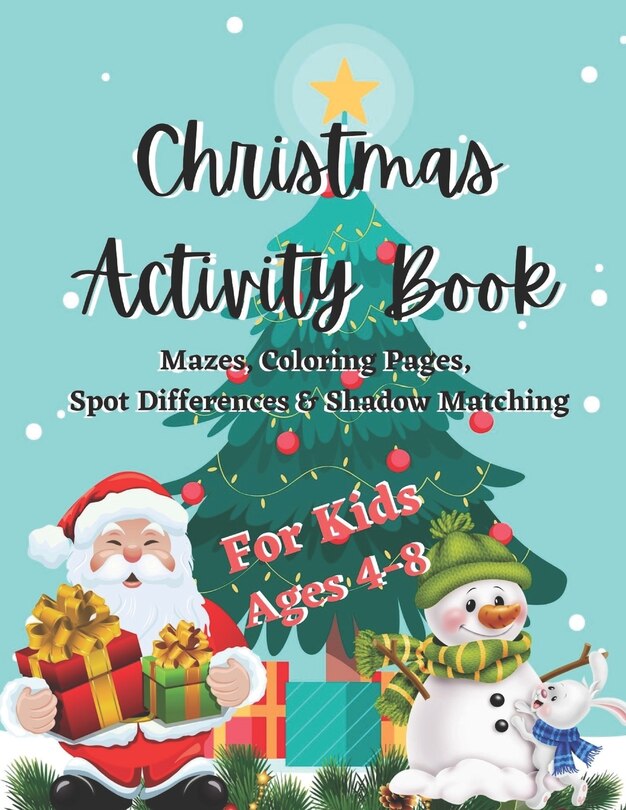 Couverture_Christmas Activity Book For Kids Ages 4-8