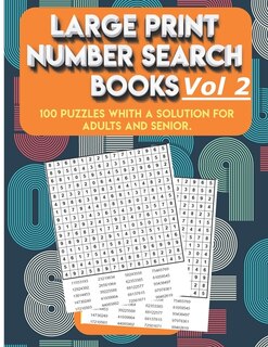 Couverture_Large Print Number Search Books