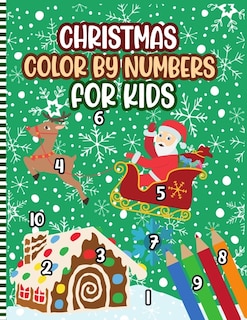 Couverture_Christmas Color By Numbers For Kids