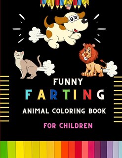Couverture_Funny farting animal coloring book for children