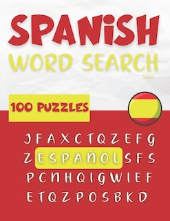 Couverture_Spanish Word Search - 100 puzzle Español (Vol.1)