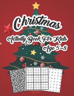 Couverture_Christmas Activity Book for Kids Age 5-8