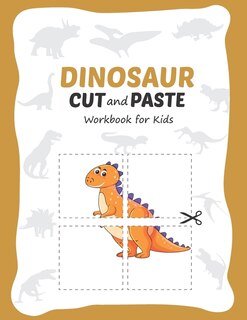 Front cover_Dinosaur Cut and Paste Workbook for Kids