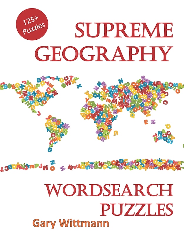 Front cover_Supreme Geography Word Search Puzzles