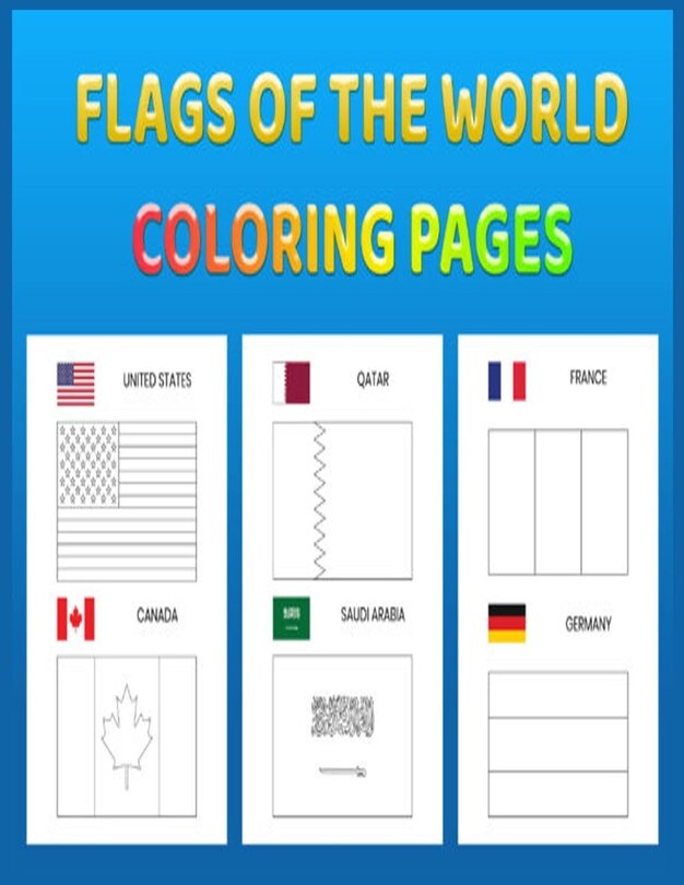 Couverture_Flags of the World Coloring Pages