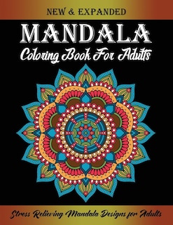 Mandala Coloring Book For Adults: 50 Easy Mandalas: Relaxing Coloring Book for Beginner with Easy and Fun Stress Relieving Mandala Designs for Adults