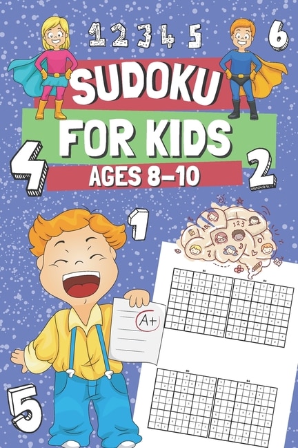 Front cover_Sudoku for Kids Ages 8-10