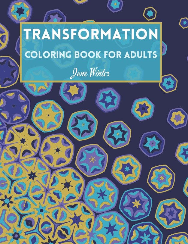 Front cover_Transformation - Coloring book for adults