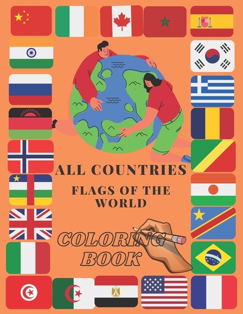 All countries flags of the world Coloring Book: capitals and flags of the world