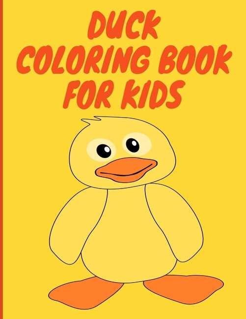 Front cover_Duck Coloring Book For Kids