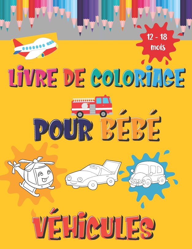 Couverture_Livre de coloriage pour bébé 12-18 mois
