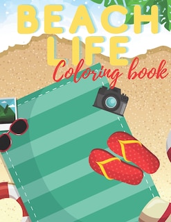 Couverture_Beach life coloring book